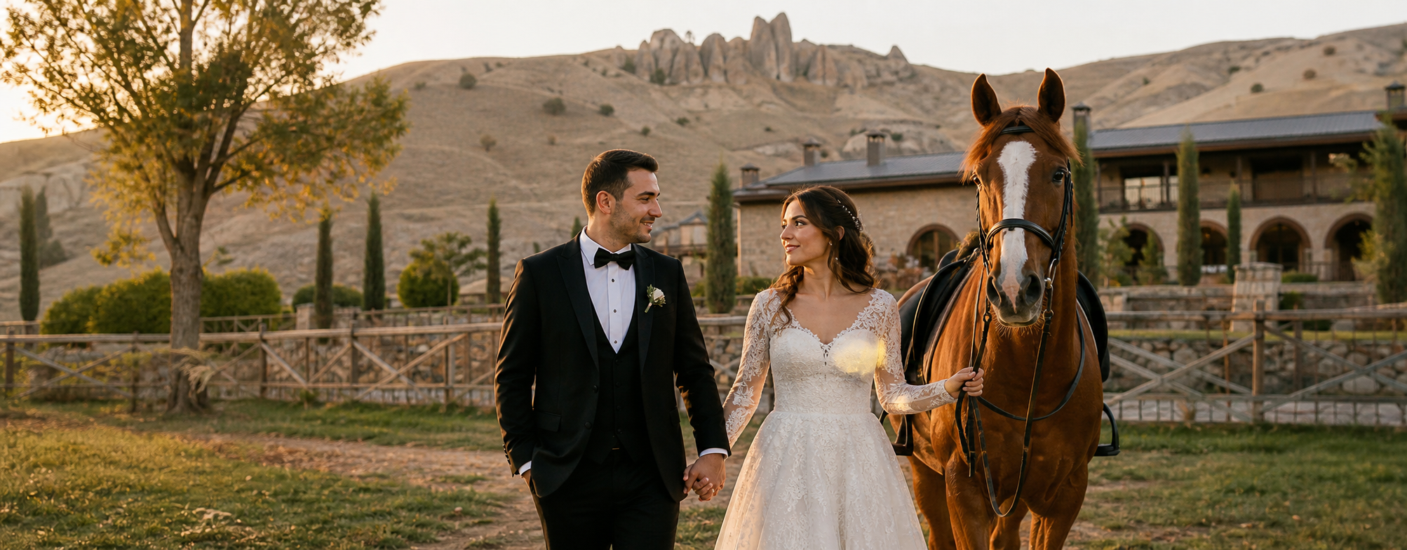 Açık Hava Gelin Damat Çekimi